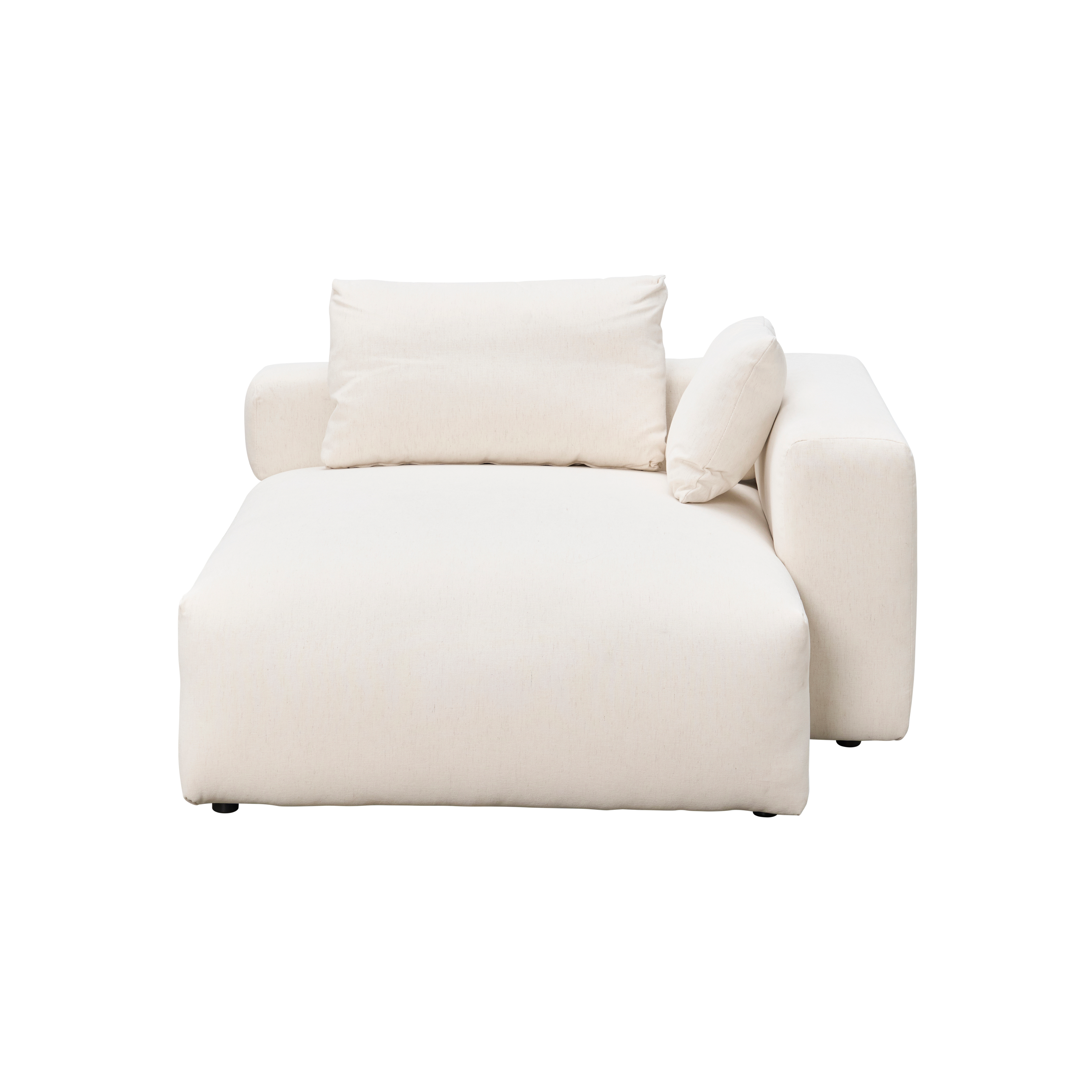 Blanca Right Chaise Sofa Unit (Down Feathers)