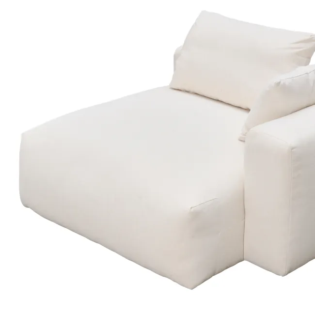 Blanca 3 Seater L-Shaped Sofa (Down Feathers) - 32