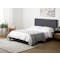 Hank Queen Bed in Hailstorm with 2 Weston Bedside Tables - 1