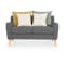 Evan 2 Seater Sofa - Charcoal Grey