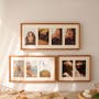 3-in-1 Wooden Photo Frame - Natural - 6
