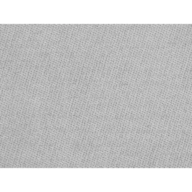 Nolan King Bed in Silver Fox with 2 Miah Bedside Table in White - 9 - Fine woven fabric texture, Light gray woven material
