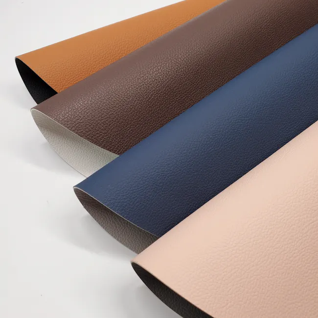 RAPEE PERI Duo Side Placemat - Navy Grey - 6 - Leather, leather goods, textured leather, high-quality leather, elegant