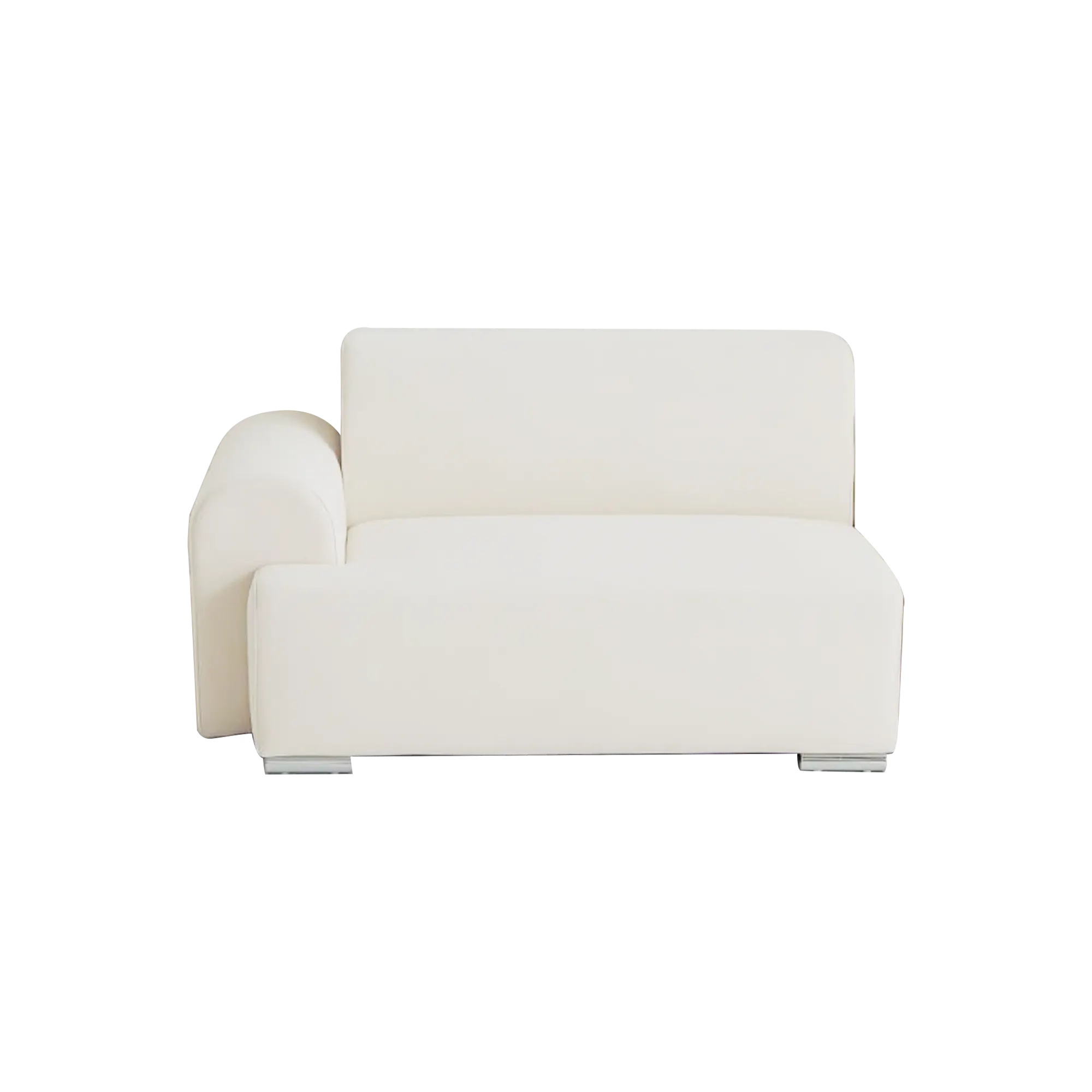 Arco 2 Seater Chaise Sofa - Ivory (Pet Friendly) - 26