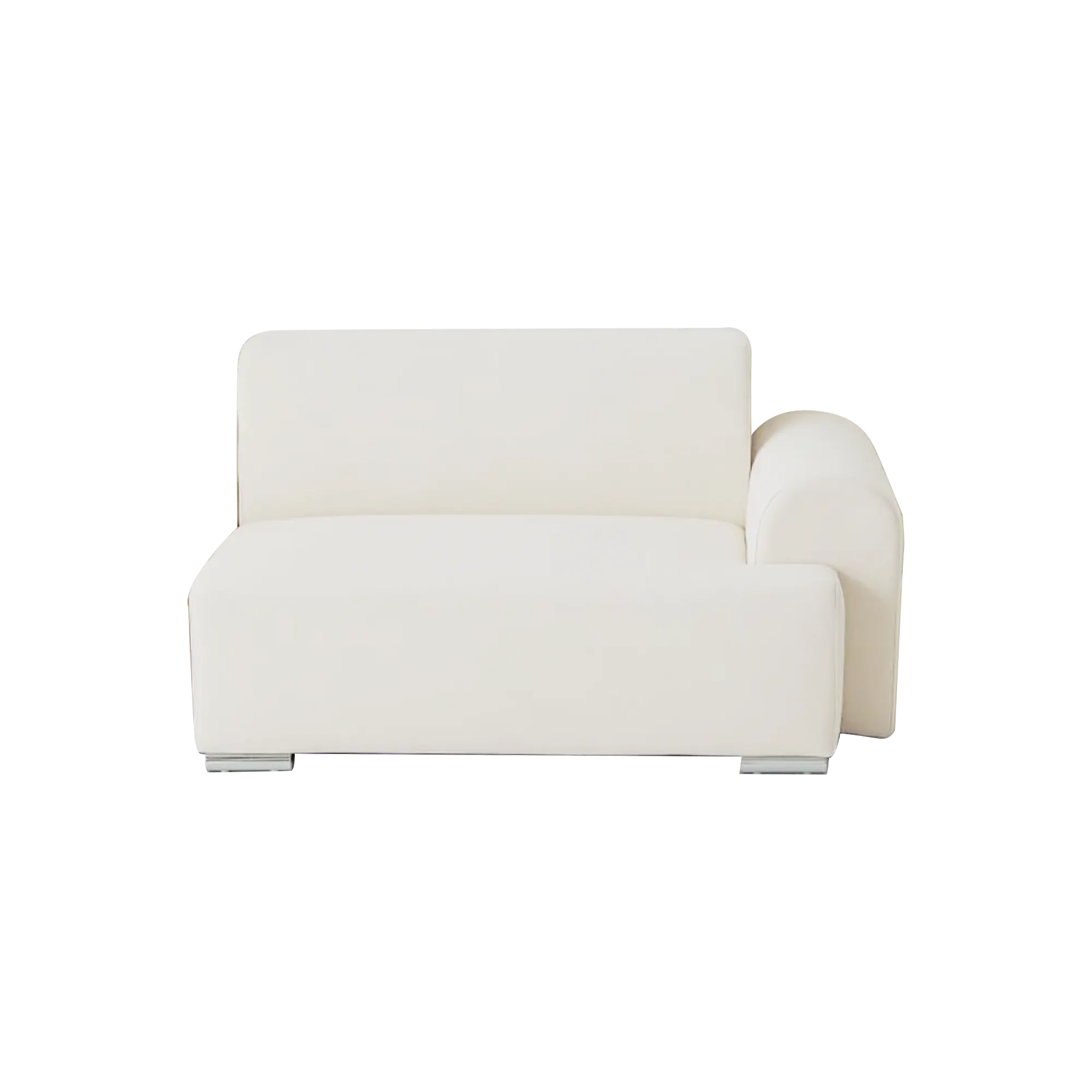 Arco 2 Seater Chaise Sofa - Ivory (Pet Friendly)