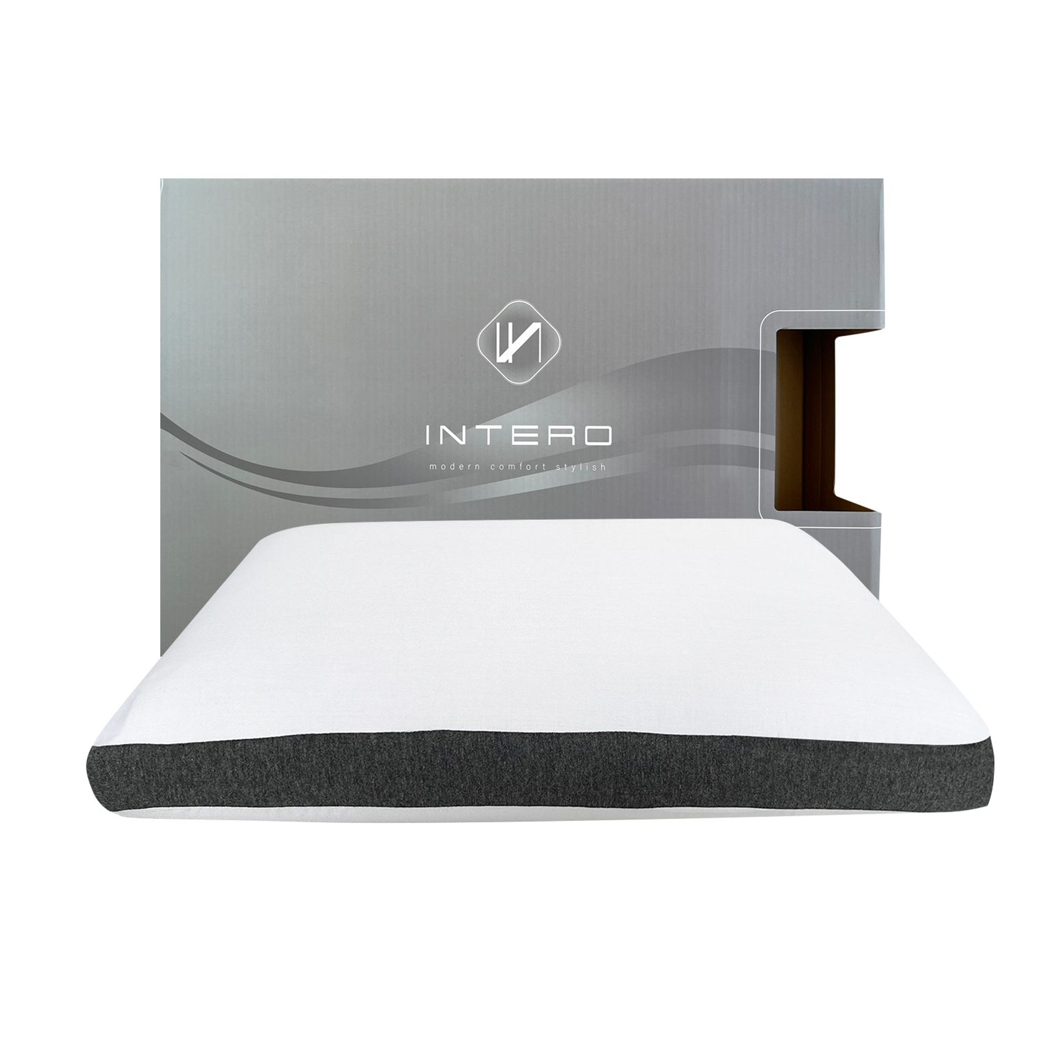 Intero Bamboopro Visco Air Charoal Memory Foam Pillow - Firm Comfort