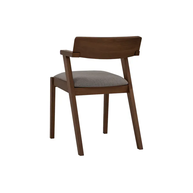 Imogen Dining Chair - Cocoa, Dolphin Grey (Fabric) - 15