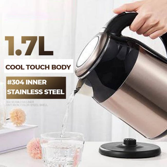 TOYOMI 1.7L S.S. Cordless Kettle Jug WK 1735 - 4