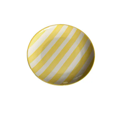Circus Ceramic Side Plate 26.5cm - Yellow