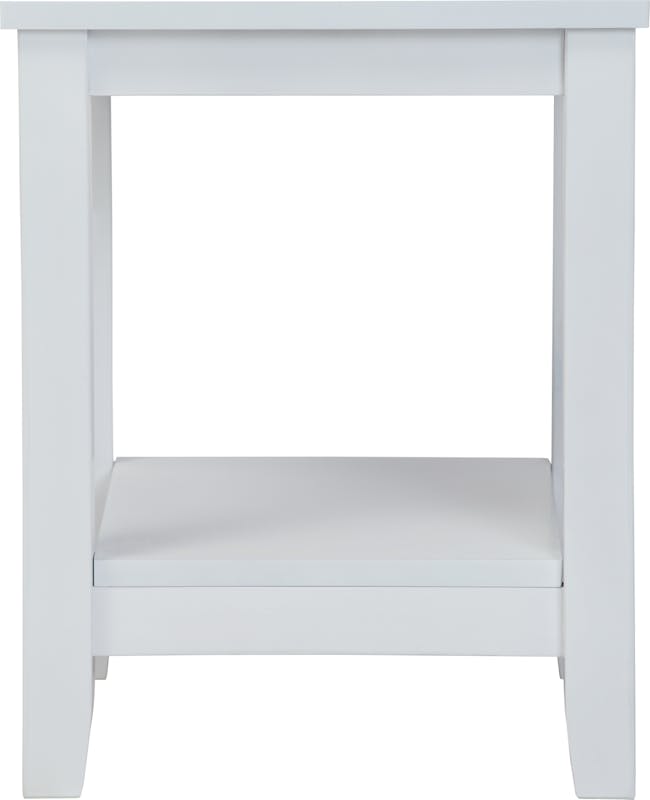 Elina Side Table -  White - 4