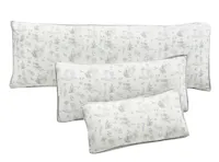 House of Holly Luxe Cloud Pillow - Seaside Toile Aqua (3 sizes)