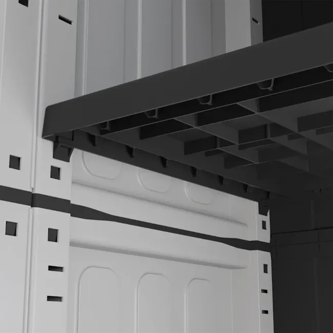 Linea Idea Tall Multipurpose 3-Door Cabinet - 5