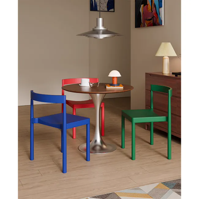 Mobi Stackable Chair - Kelly Green - 2