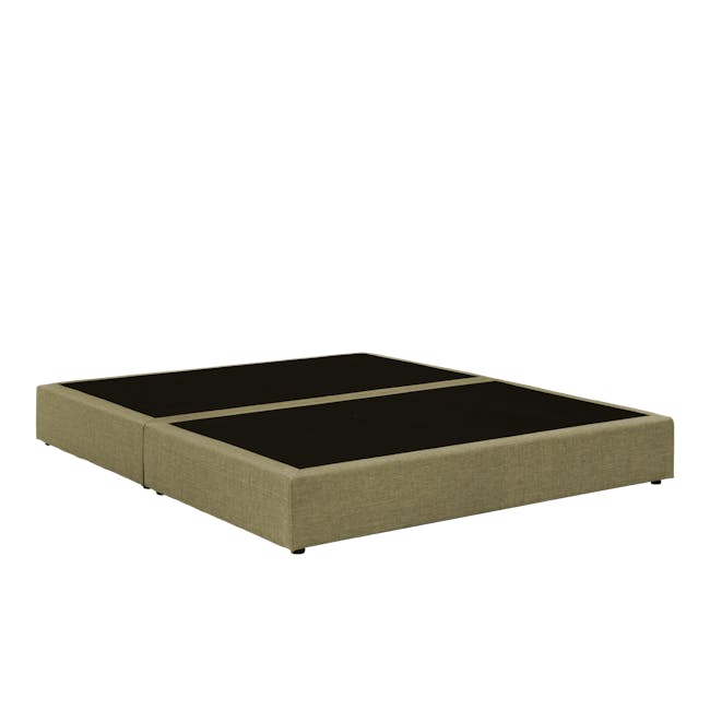 ESSENTIALS Single Box Bed - Khaki (Fabric) - 2