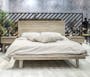 Leland King Platform Bed with 2 Leland Single Drawer Bedside Tables - 10