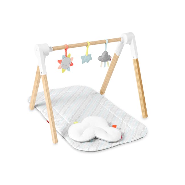 Skip Hop Wooden Activity Gym - Silver Lining Cloud - 0