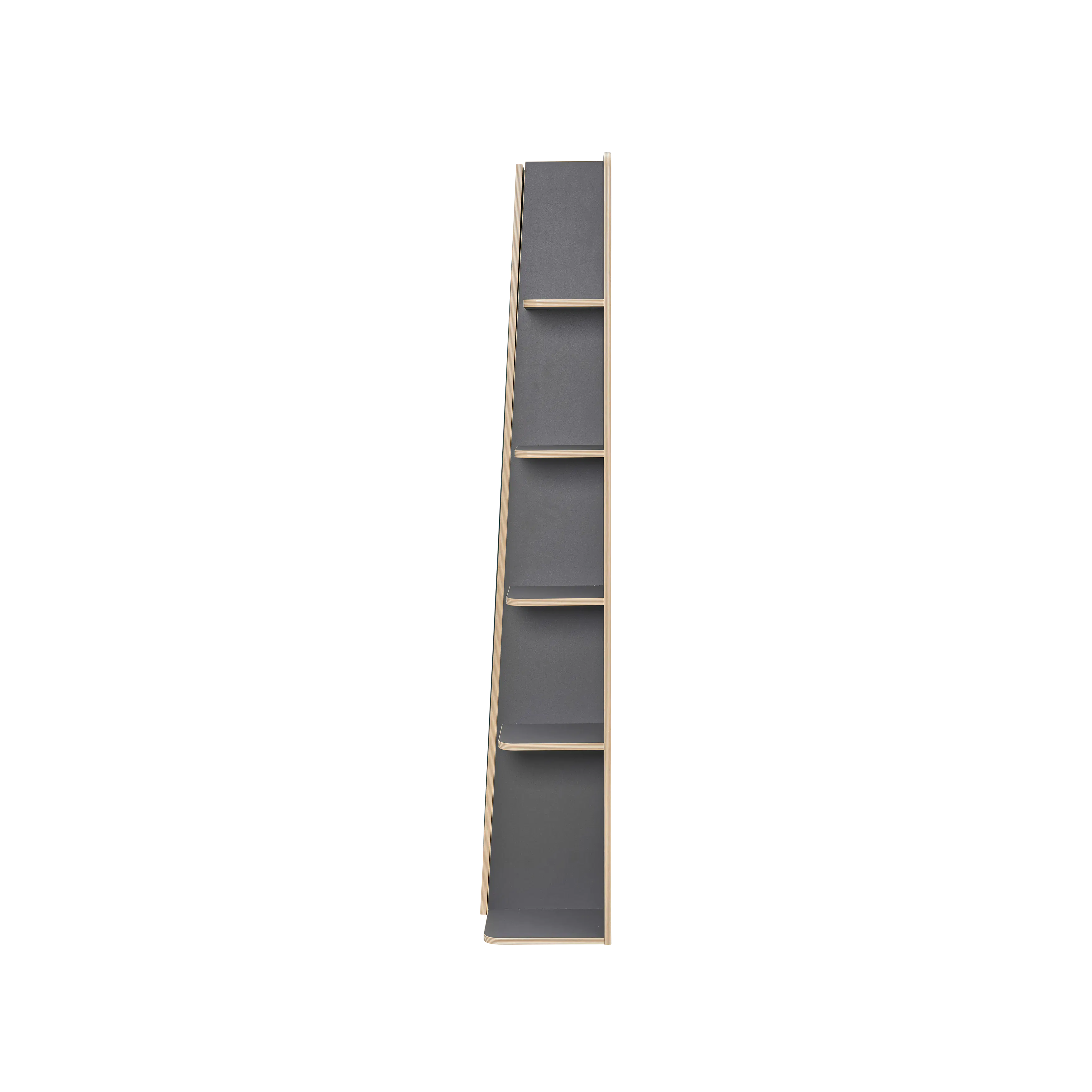 (As-is) Kira Standing Floor Mirror with Storage (2 Sizes) - Charcoal - 60 cm - 30