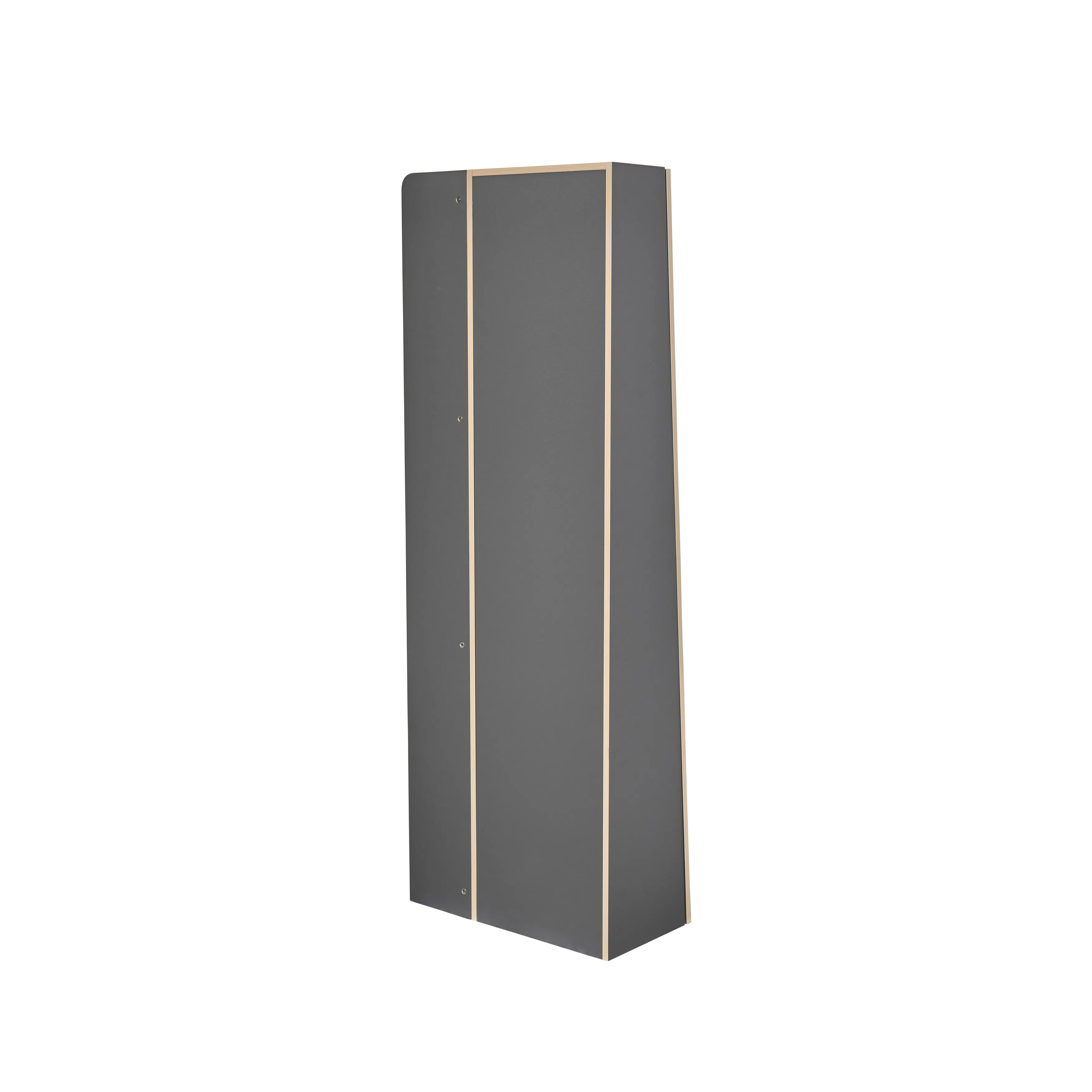 Kira Standing Floor Mirror with Storage (2 Sizes) - Charcoal - 19