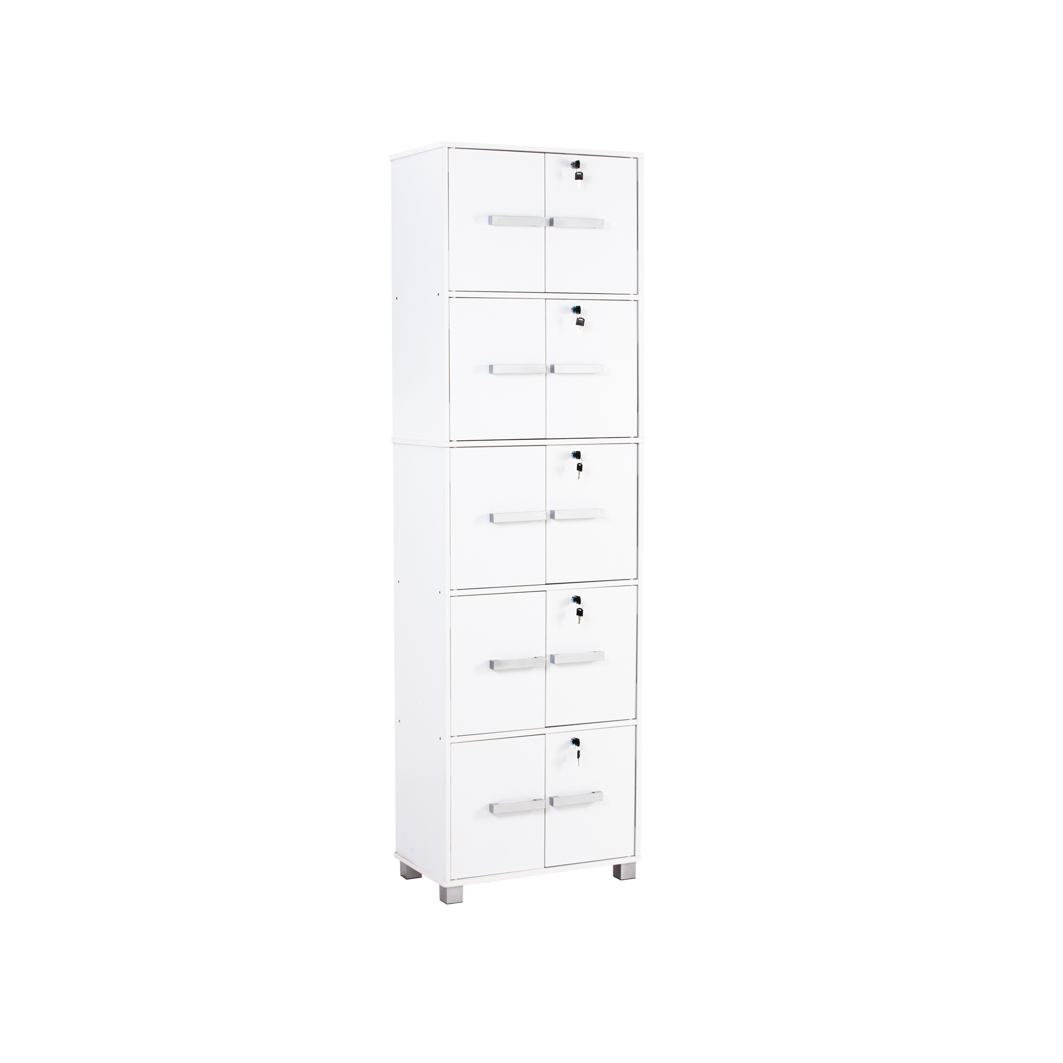 Naya 10 Door Cabinet - White