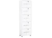 Naya 10 Door Cabinet - White