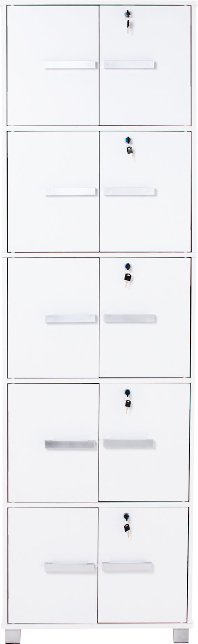 Naya 10 Door Cabinet - White - 2