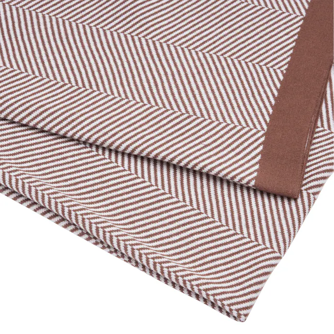 Nisso Throw Blanket - Brown - 3