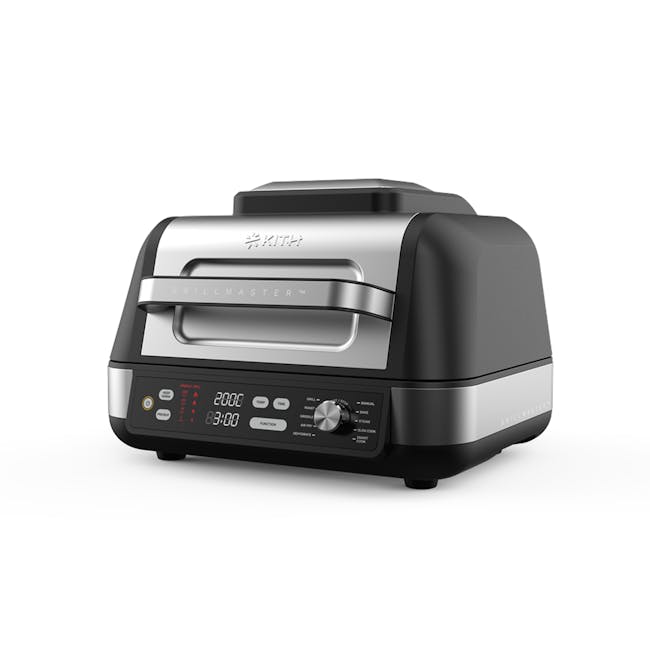 KITH GRILLMASTER™ Electric Indoor Grill - 1 - Grillmaster, KITH, sleek design, stainless steel finish, digital display