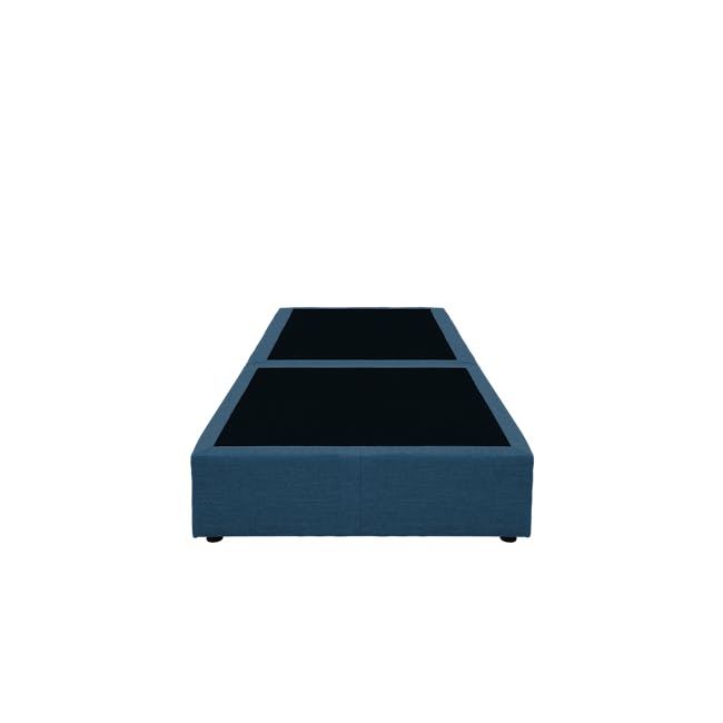 ESSENTIALS Super Single Box Bed - Denim (Fabric) - 1