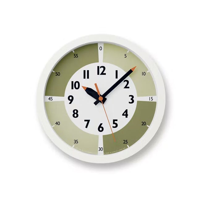 Montessori Fun Pun Clock Colour - Green - 0