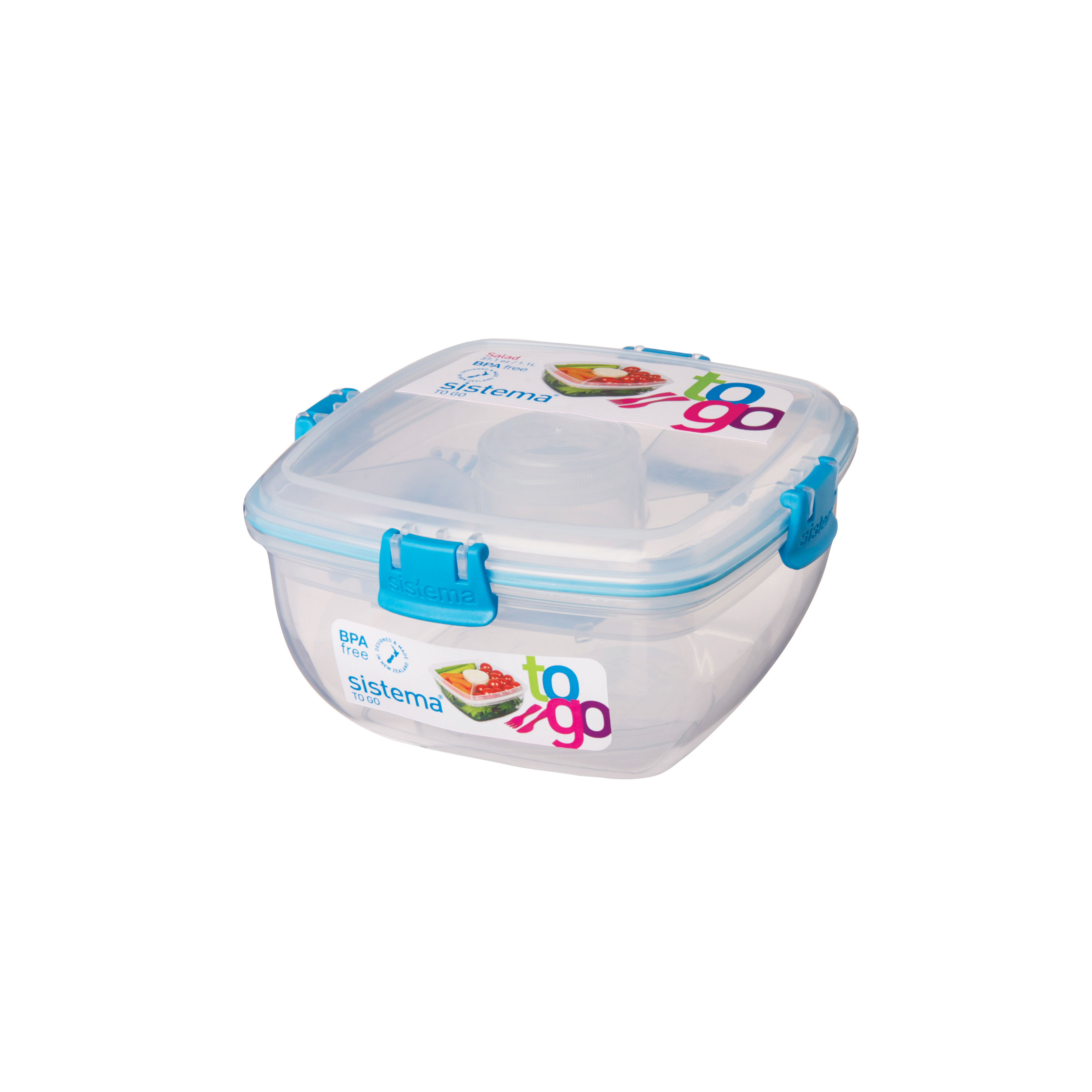 Sistema Salad to Go 1.1L - Blue
