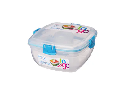 Sistema Salad to Go 1.1L - Blue