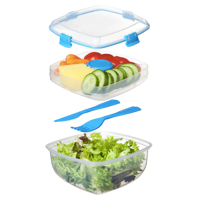 Sistema Salad to Go 1.1L - Blue - 3