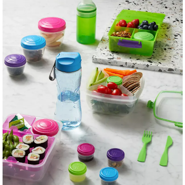 Sistema Salad to Go 1.1L - Blue - 2