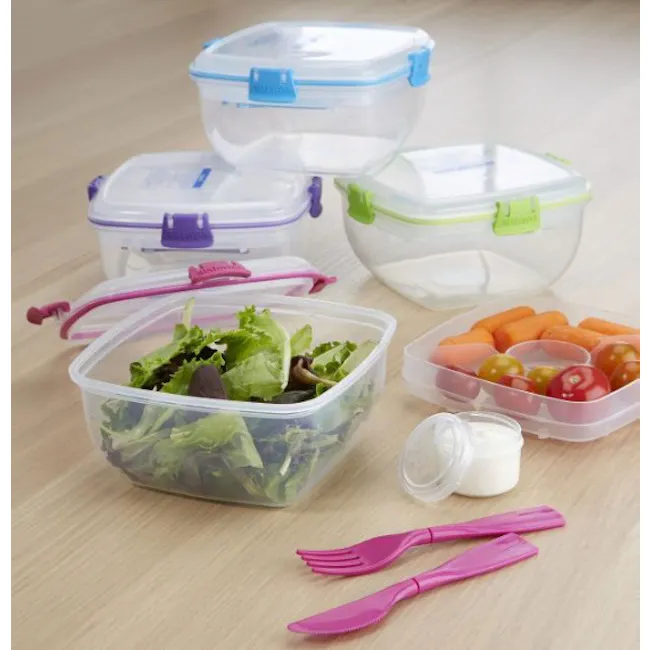 Sistema Salad to Go 1.1L - Blue - 5