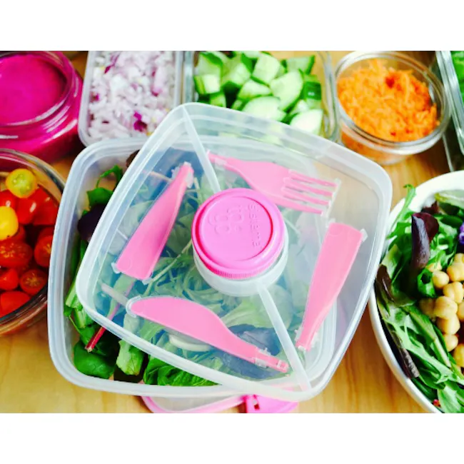 Sistema Salad to Go 1.1L - Blue - 4