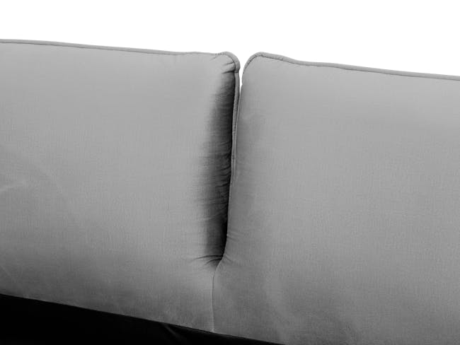 Leon Queen Bed - Light Grey (Spill Resistant) - 6