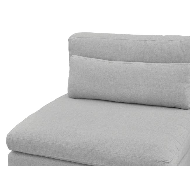 Liam 4 Seater Sofa with Ottoman - Slate - 19