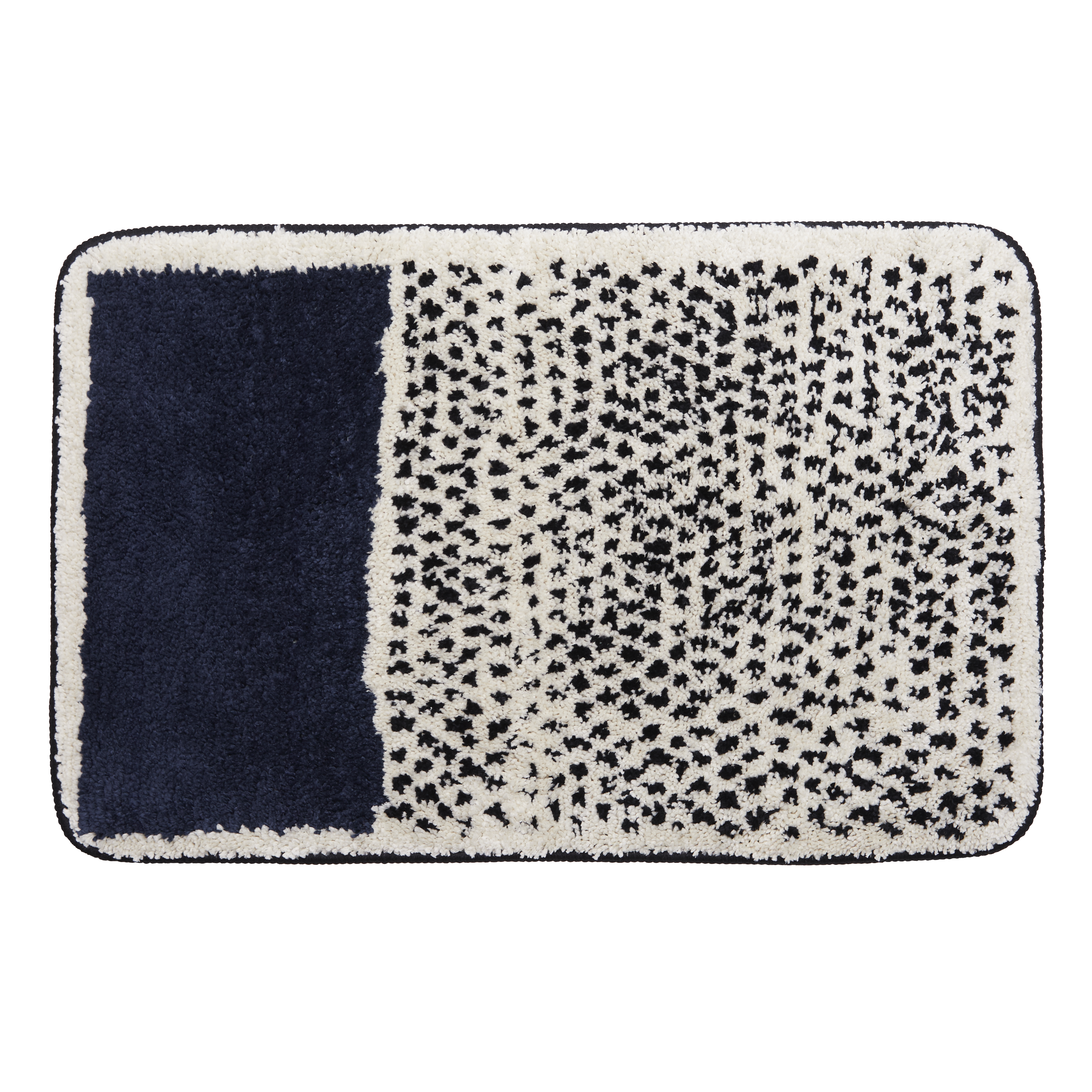 Scandi Dots Floor Mat Navy Blue, Floor Mats by HipVan HipVan