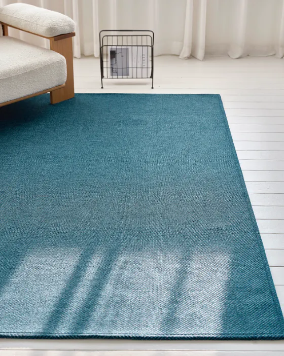 Harris Woven Rug (2 Sizes) - Navy - 11