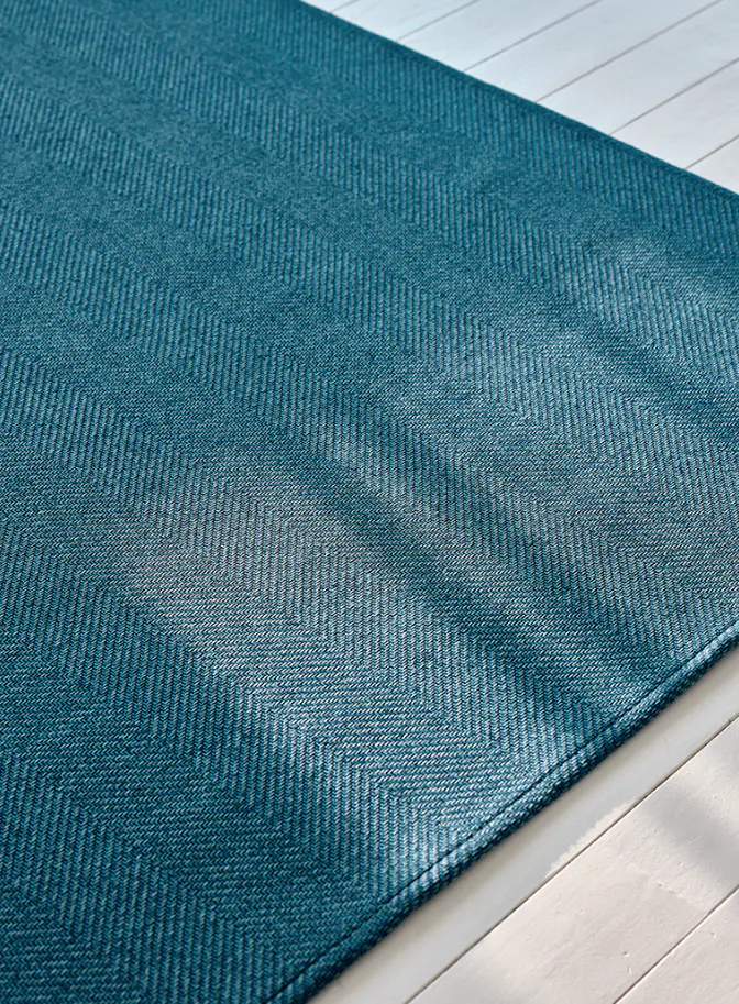 Harris Woven Rug (2 Sizes) - Navy - 13