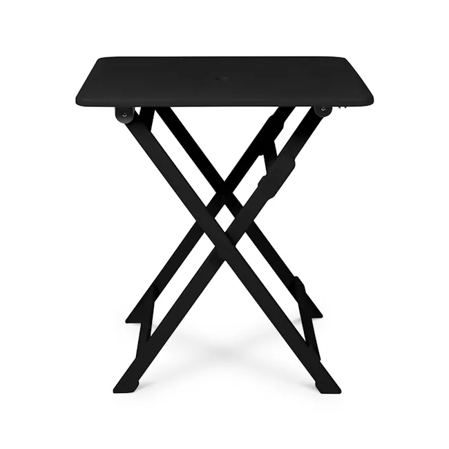 Flip Foldable Outdoor Square Dining Table 0.7m - Moon Black - 3
