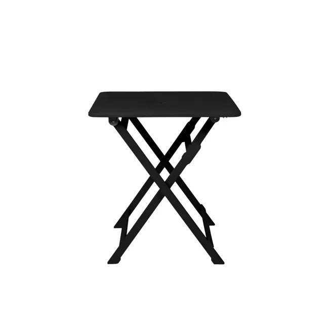 Flip Foldable Outdoor Square Dining Table 0.7m - Moon Black - 1