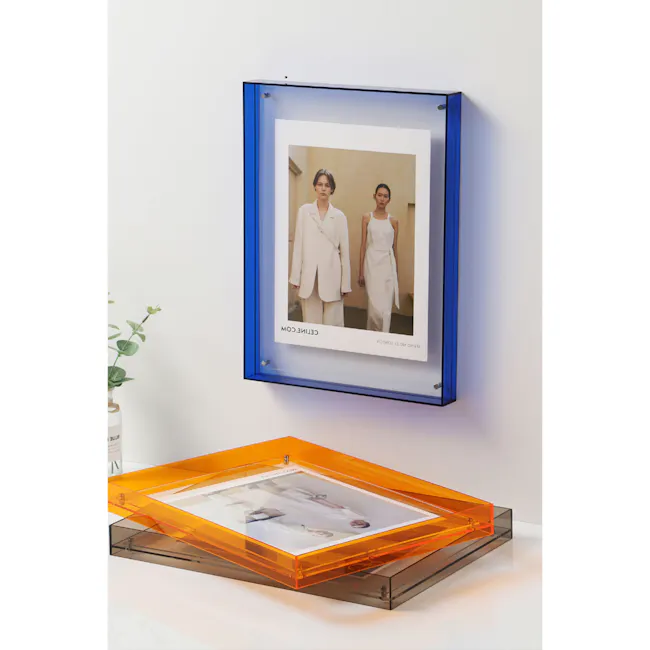 Mona Tinted Border Acrylic Frame - Holograph (2 Sizes) - 7
