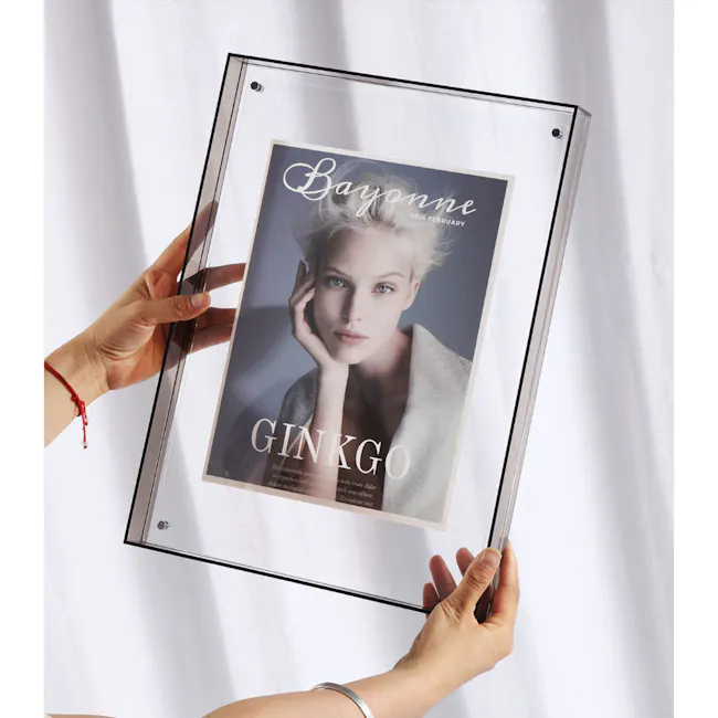 Mona Tinted Border Acrylic Frame - Holograph (2 Sizes) - 6