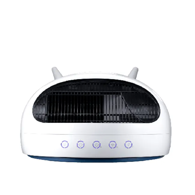 Ruhens Egg Ionic Air Purifier - 3 - Sleek, modern design with dual antennas, White and black color scheme, Dual exhaust