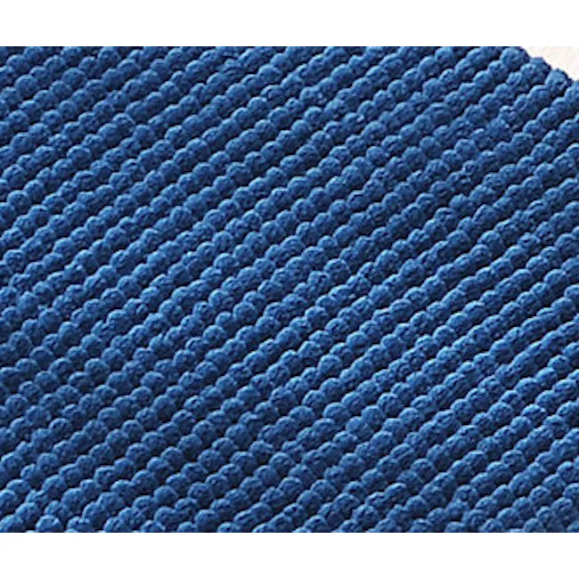 Cora Chenille Bath Mat - Navy - 4