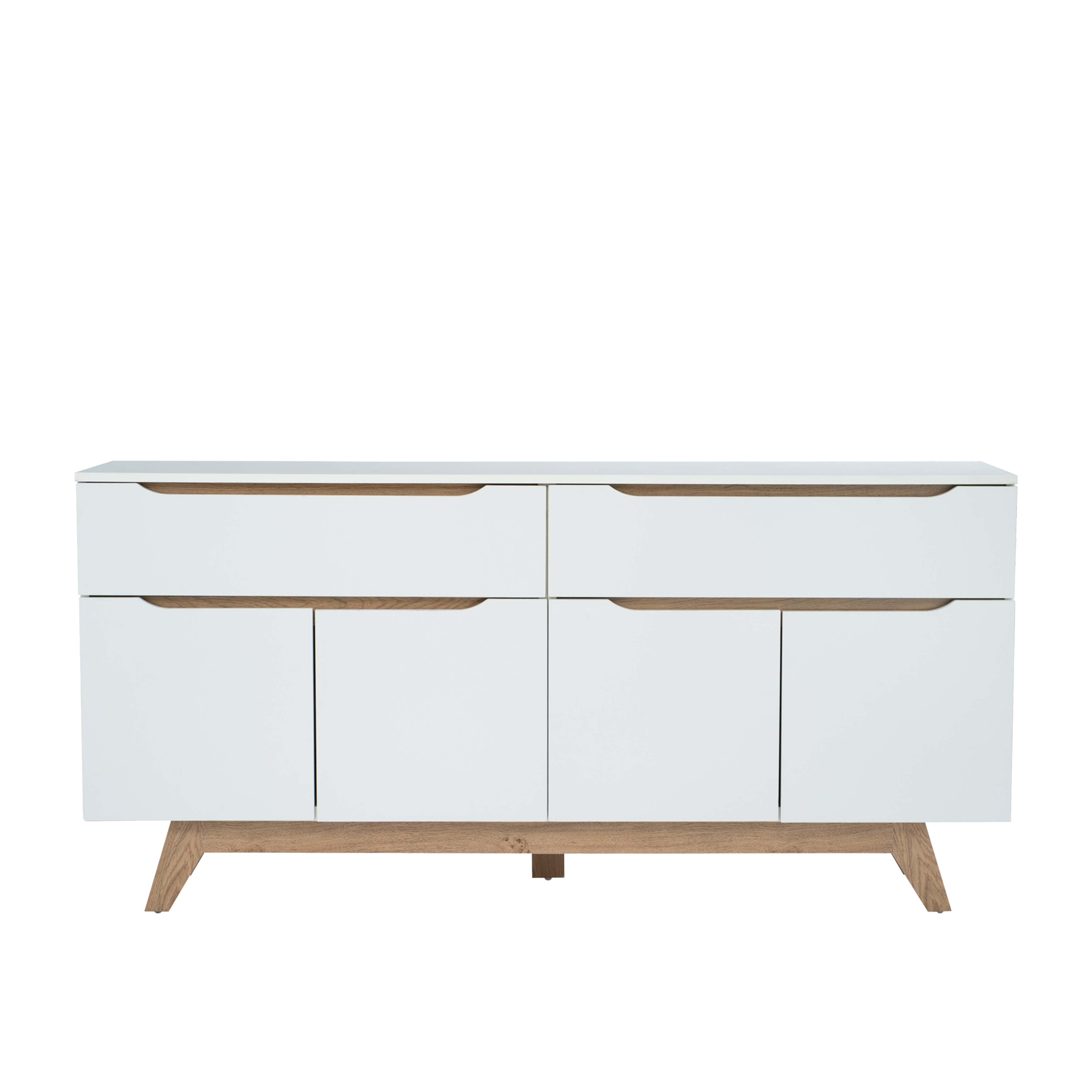 Miah Sideboard 1.6m - Natural, White