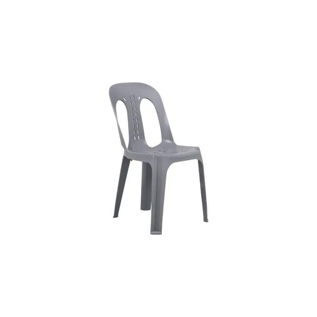 TOYOGO Chair with Back Rest - Grey - 1