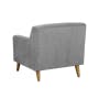 Damien 2 Seater Sofa with Damien Armchair - Grey (Scratch Resistant Fabric) - 9