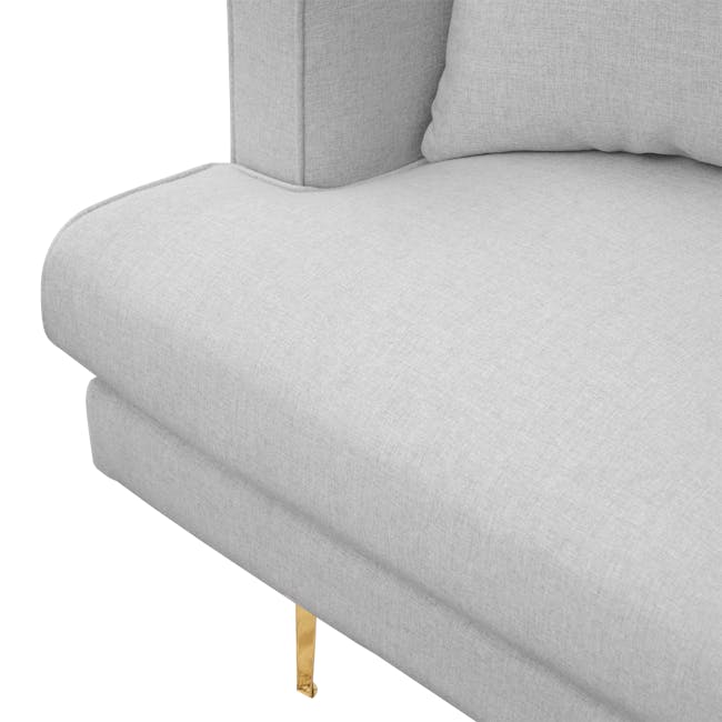 Declan 3 Seater Sofa - Brass, Slate - 11
